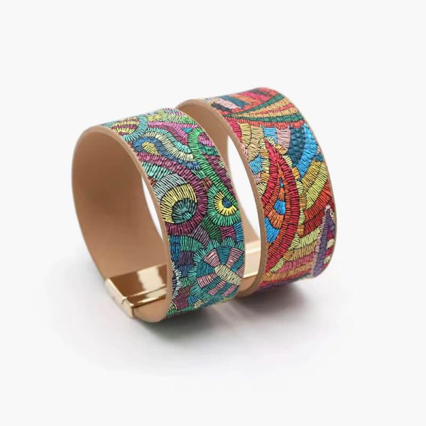High Quality Ethnic Wrap Leather Bracelet Chain Rope Lightning Heartbeat Bracelet For Women Fashion Jewelry - Image 4
