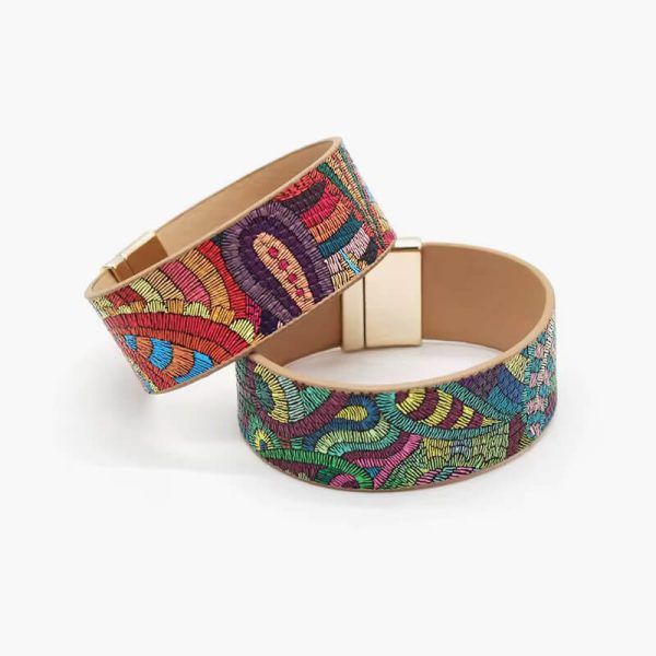 High Quality Ethnic Wrap Leather Bracelet Chain Rope Lightning Heartbeat Bracelet For Women Fashion Jewelry - Image 5